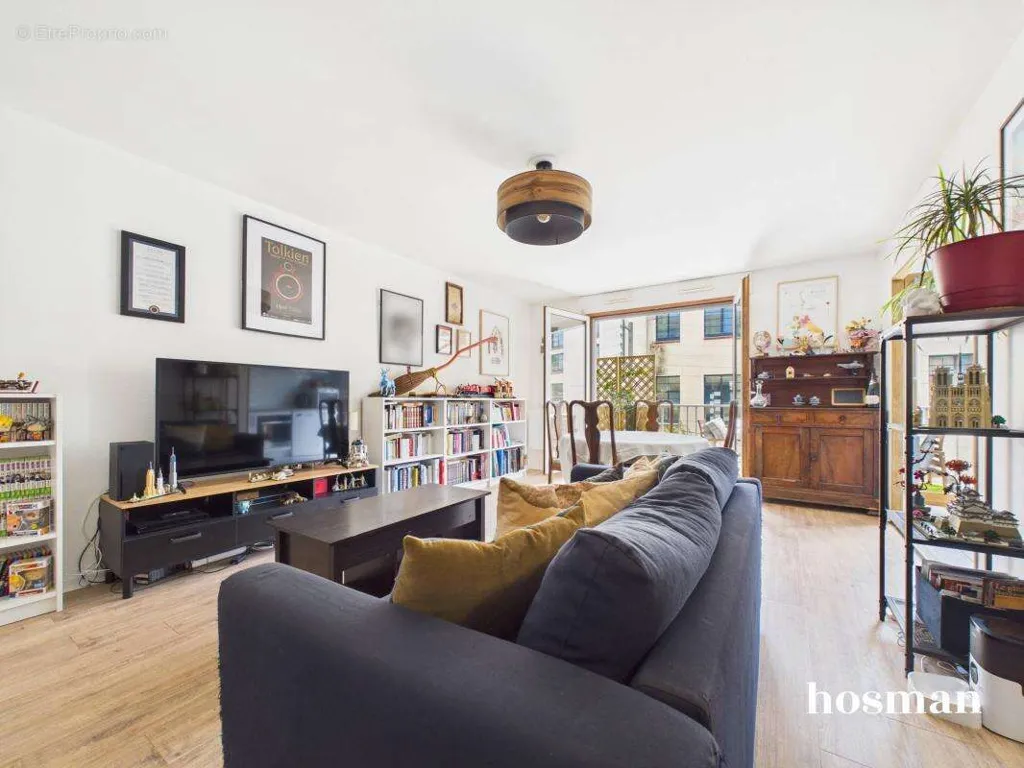 Séjour - Appartement T2 avec Balcon au Quartier Sainte-Thérèse à Nantes