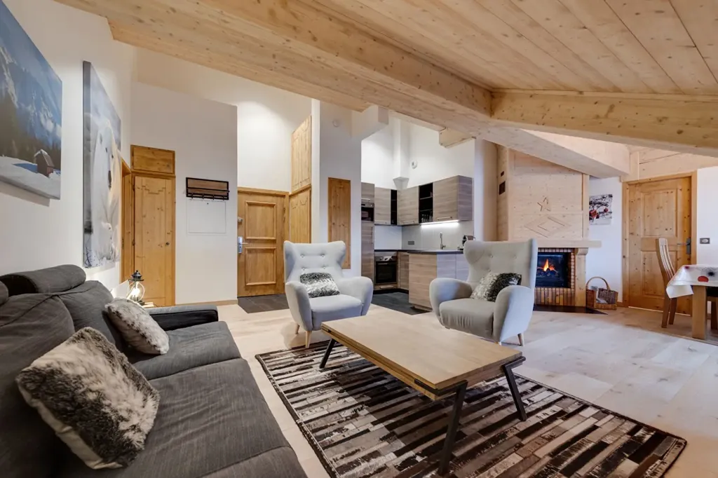 Elutuba - Luxury 2-Bed Flat with Balcony in Les Arcs