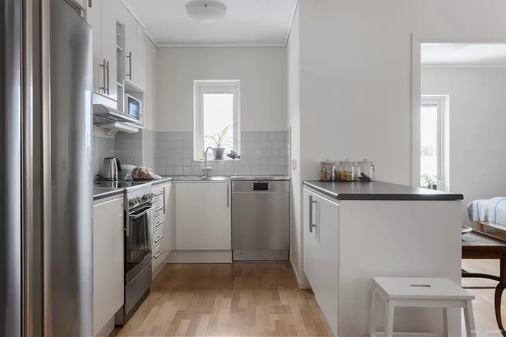 Cucina - Apartment with River View in Karlstad