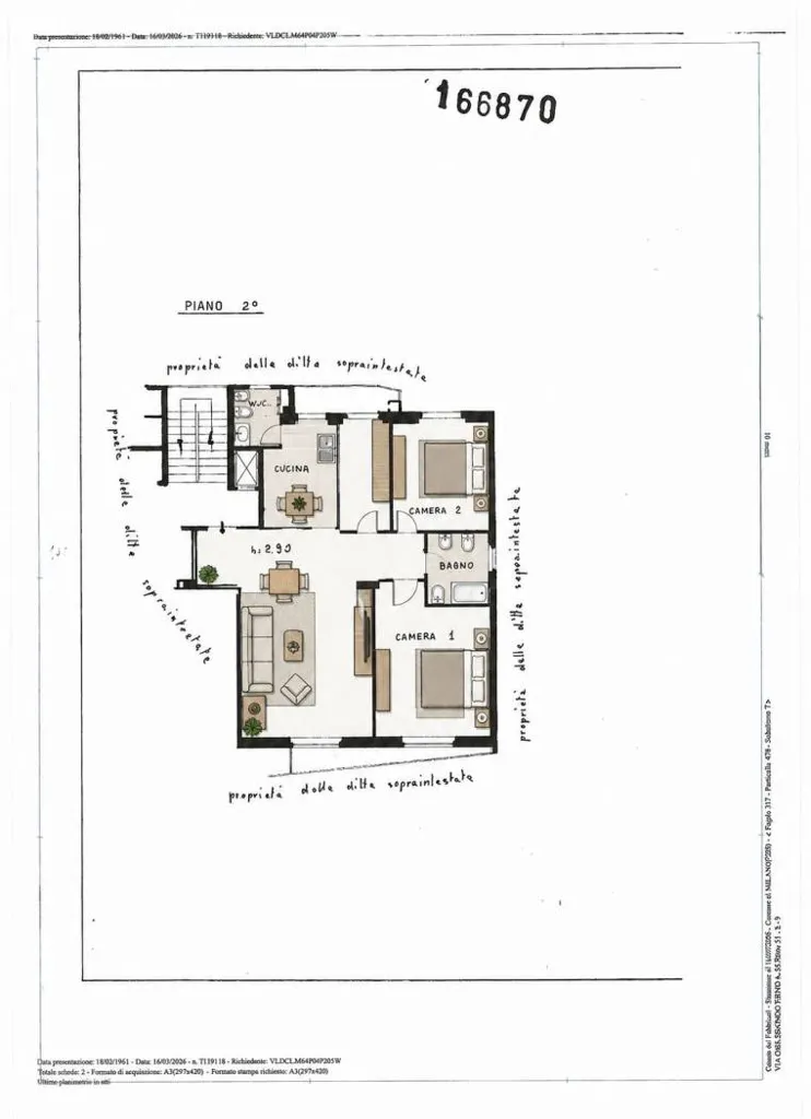 Plaan - Triplex Flat to Restructure in Milan