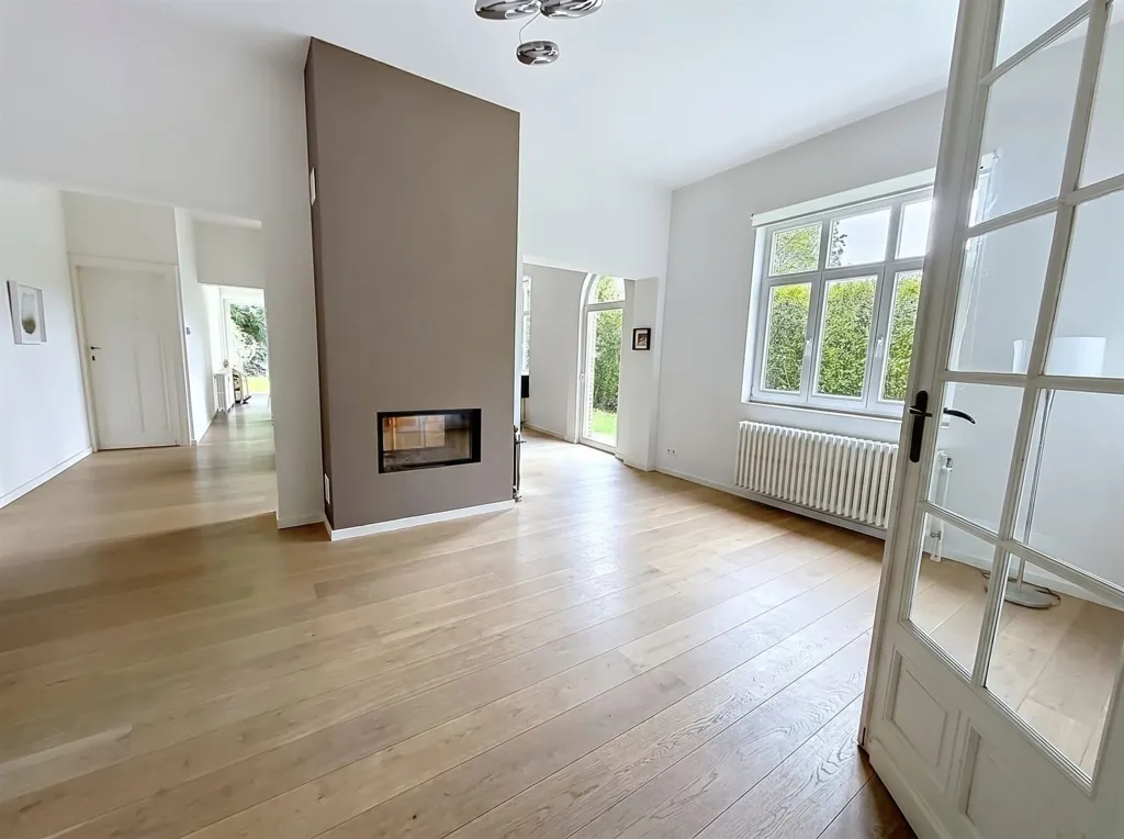 Séjour - Maison 3 Façades avec Ascenseur à Uccle
