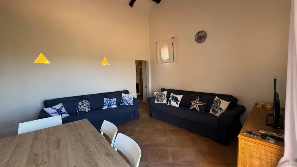 Living Room - Apartment with Sea View in Porto Cervo