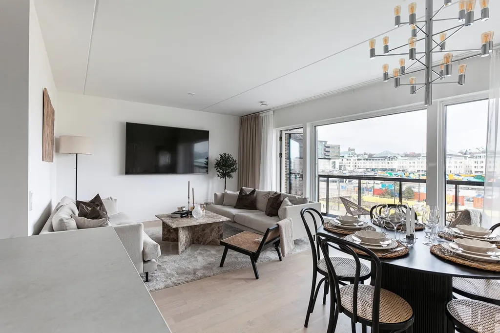 Salle à manger - Apartment with Canal View in City Centre