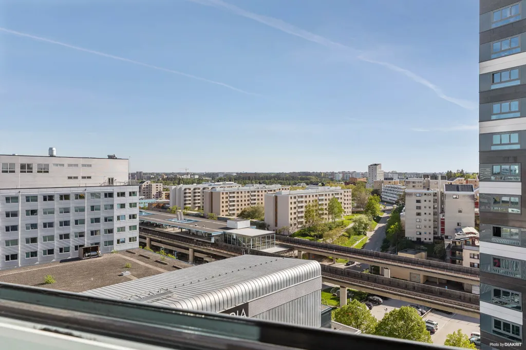 Balcone - Modern Apartment with Panoramic View in Kista Tower