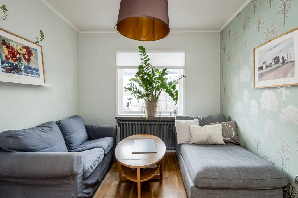 Living Room - 1.5-Storey Villa with Garden in Söderhamn