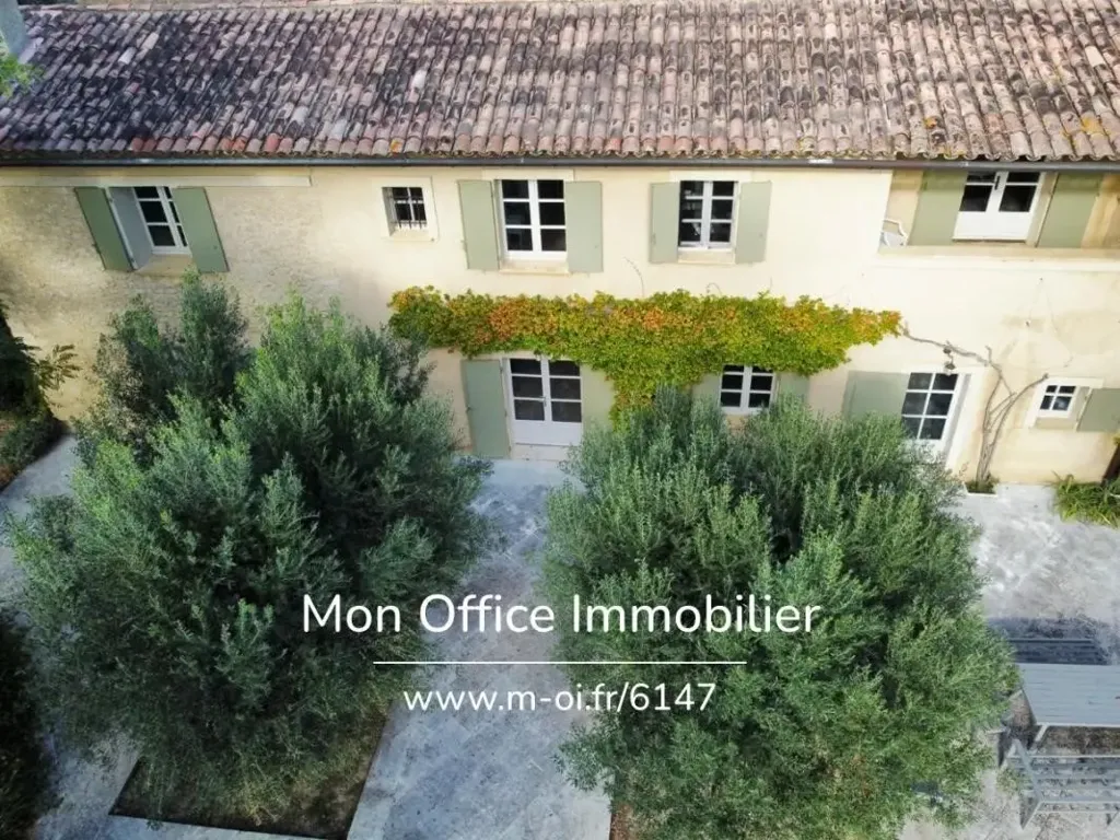 Vue aérienne - Maison 9 pièces à Vaugines