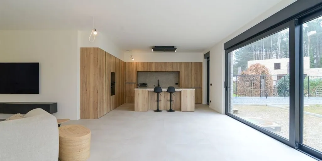 Köök - Modern Flat with Garden in Eisden