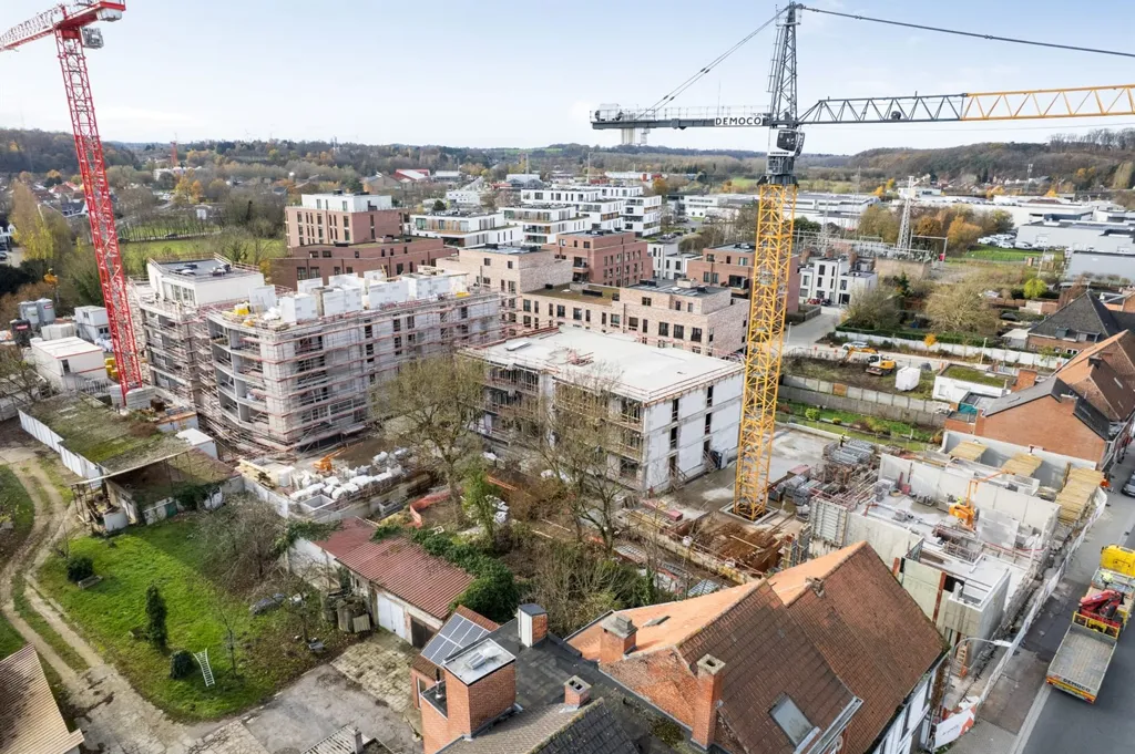 Õhuvaade - Newly Built Apartment with Terrace in Diest