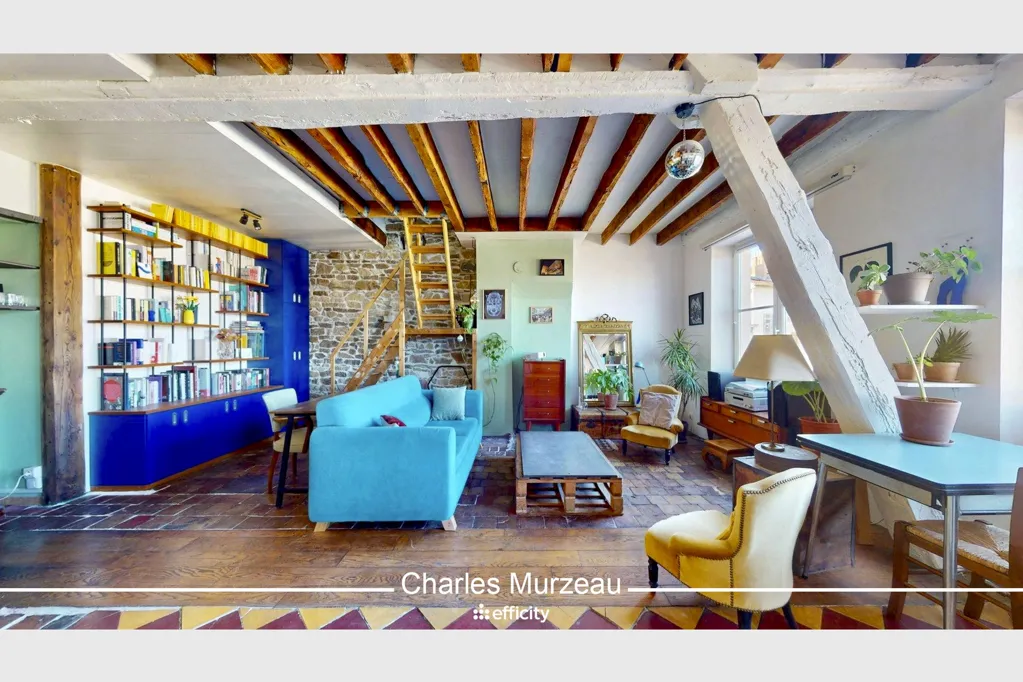 Elutuba - Charming Duplex with Rooftop View in Lyon