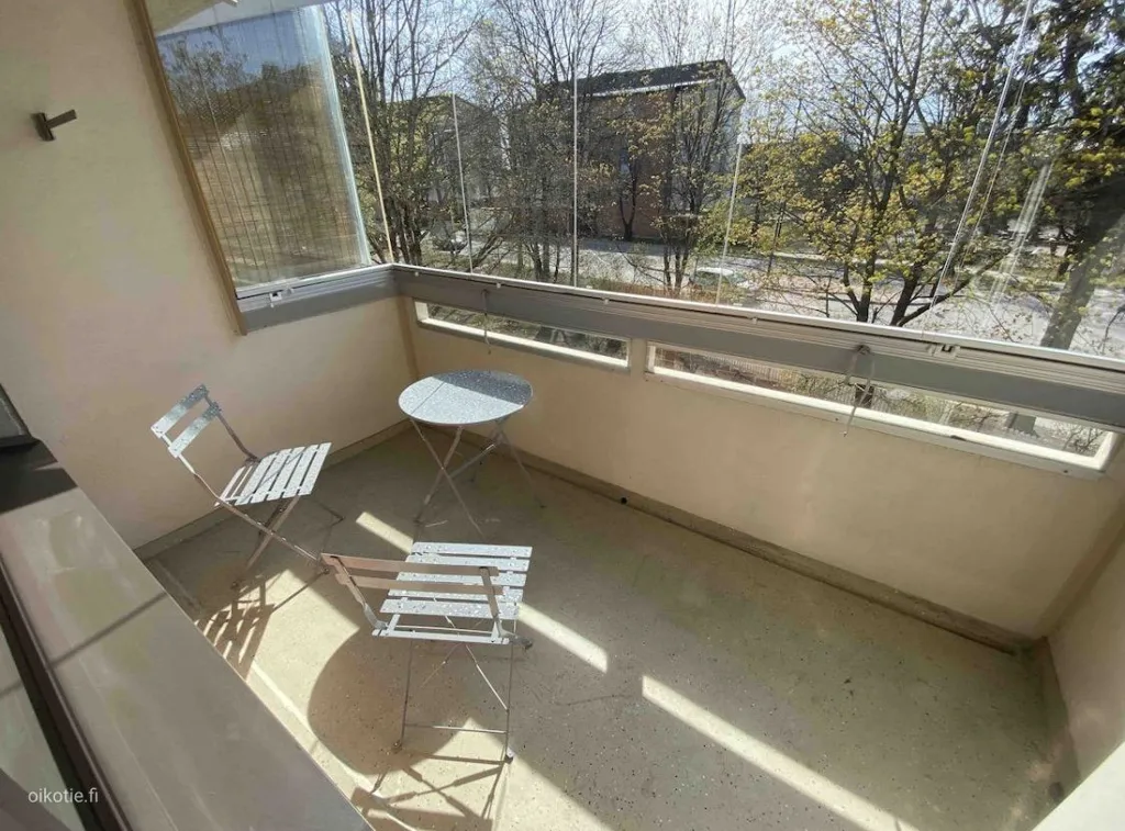 Balcony - Modernised Apartment with Terrace in Lappeenranta