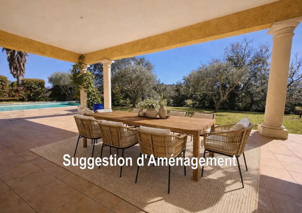 Terrass - Garden House with Pool at Golf de Barbaroux, Brignoles