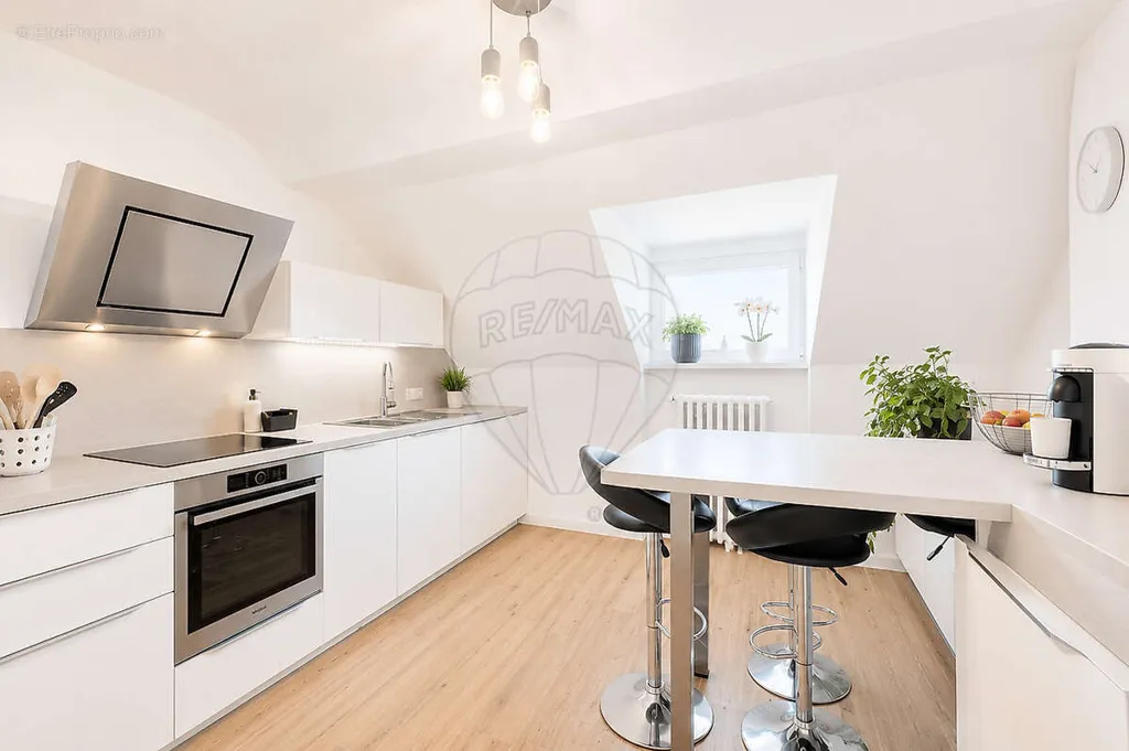 Cuisine - Appartement de Caractère au Dernier Étage à Metz