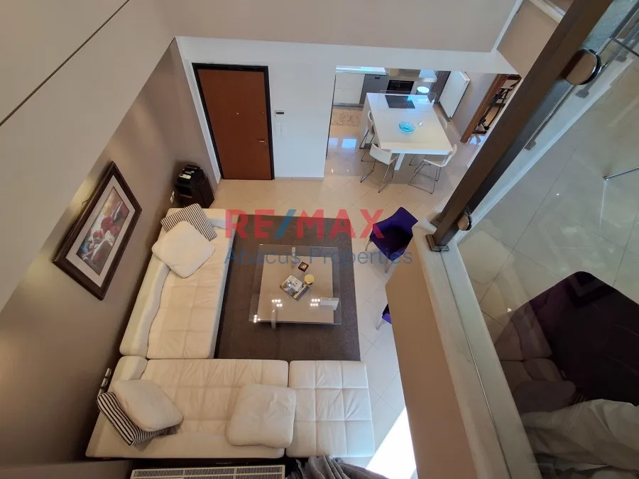 Living Room - Apartment with Panoramic Views in Nikaia