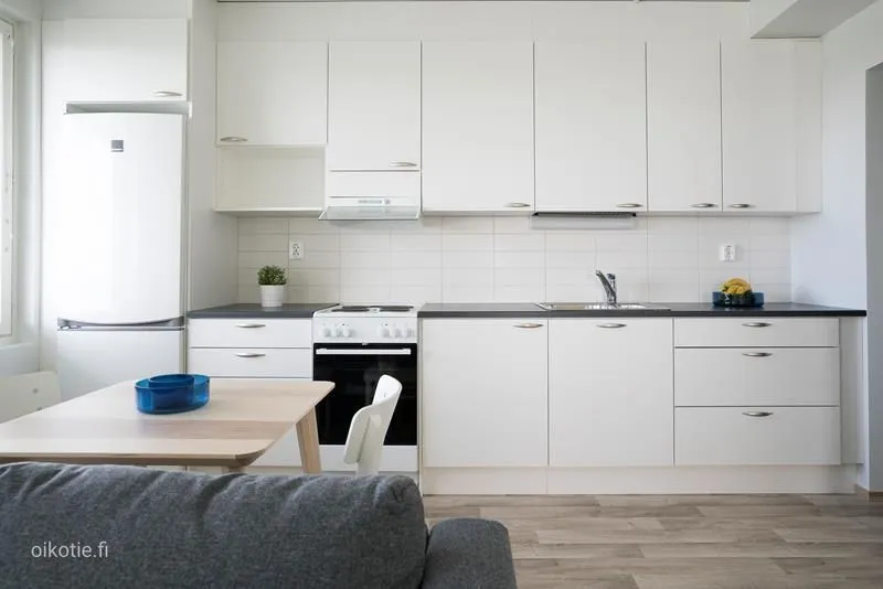 Cucina - Apartment with Sauna in Pansio, Turku
