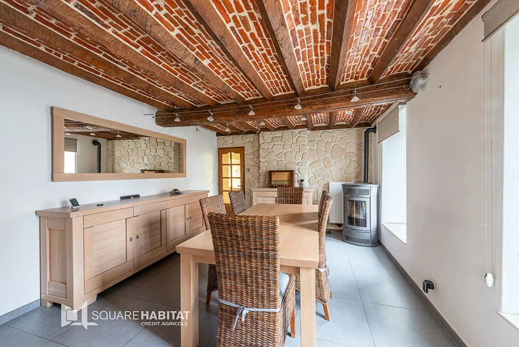Salle à manger - Maison Longère avec Jardin et Proximité de la Belgique