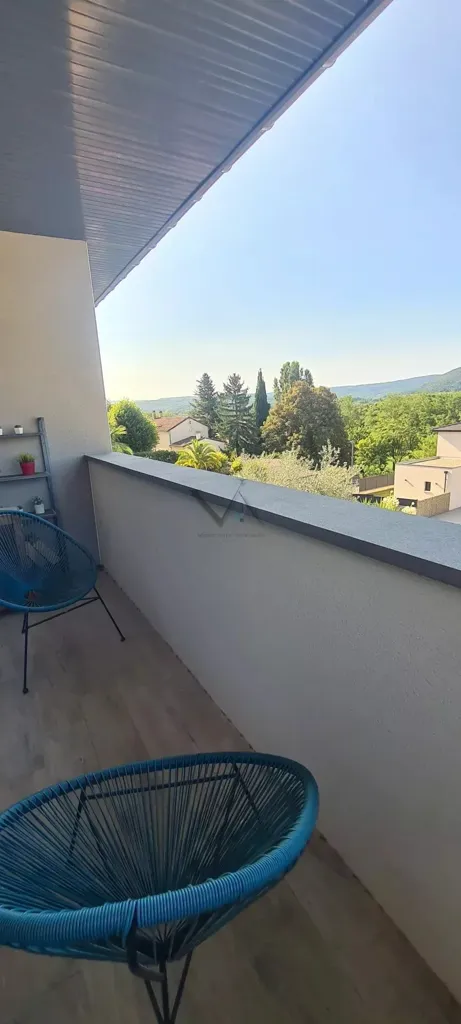 Balcon - Villa Contemporaine avec Vue Dominante près de Montélimar