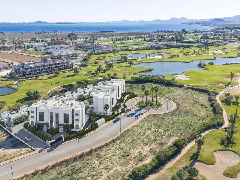Aerial - New Chalet with Golf View in Los Alcazares