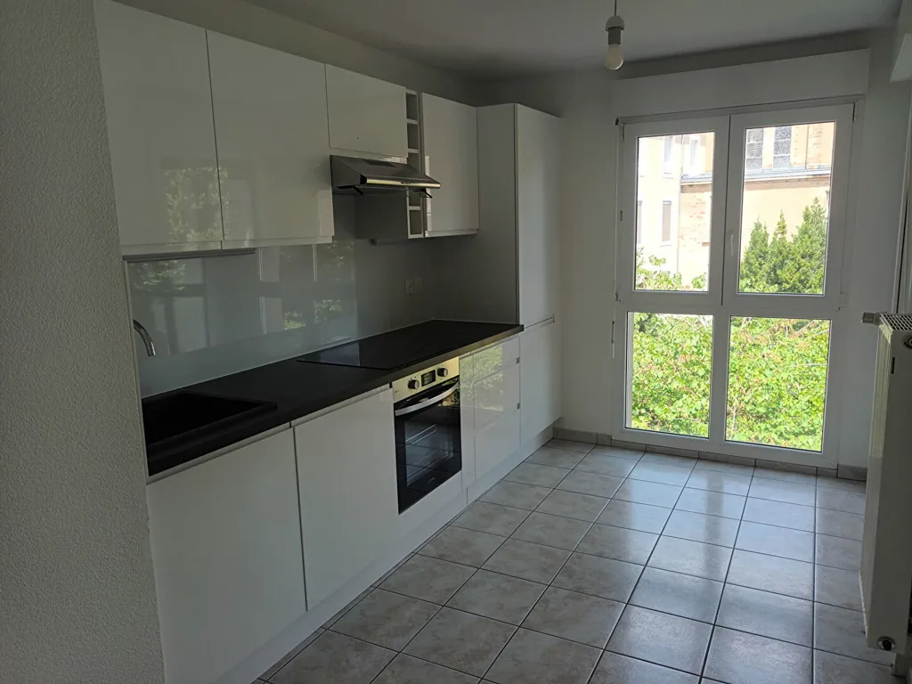 Köök - Renovated Flat with Balcony in Riedisheim