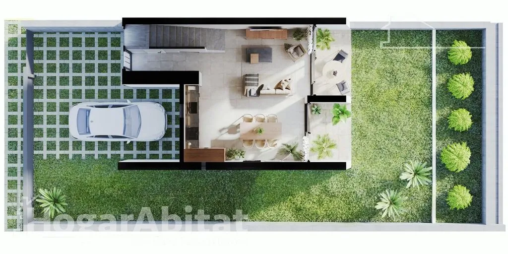 Plan - Luxury Townhouse with Pool in Calpe