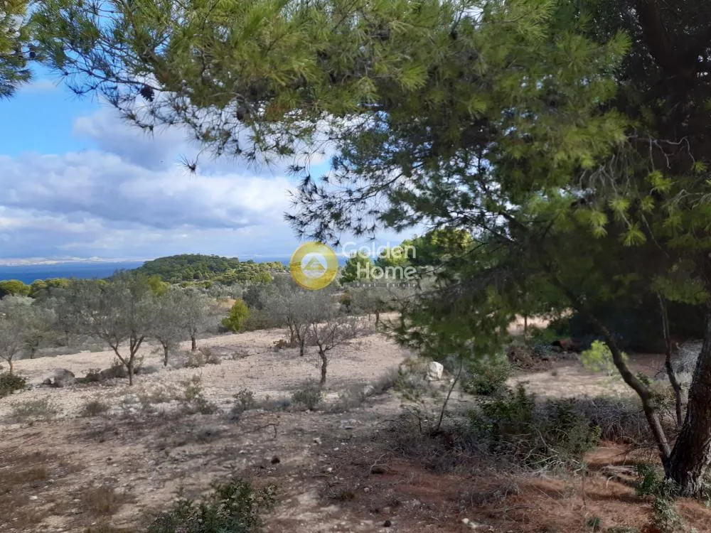Jardin - Plot with Unrestricted View in Egina - Mesagros
