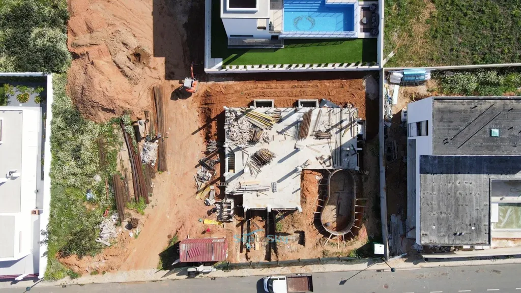 Õhuvaade - Contemporary Villa with Pool near Porto do Mos