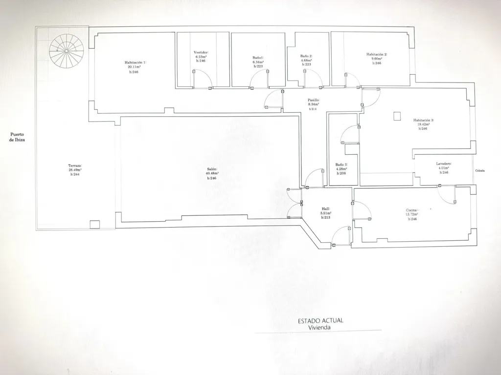 Plan - Penthouse with Private Solarium on Seafront Promenade