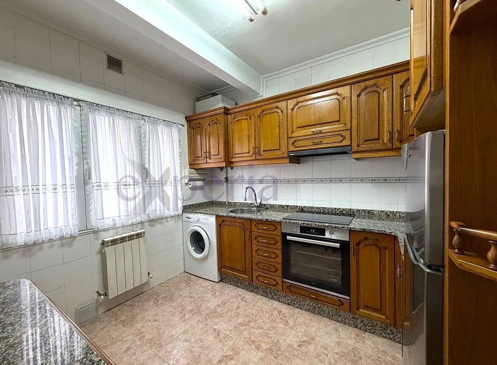 Kitchen - Central Flat with Lift in La Felguera