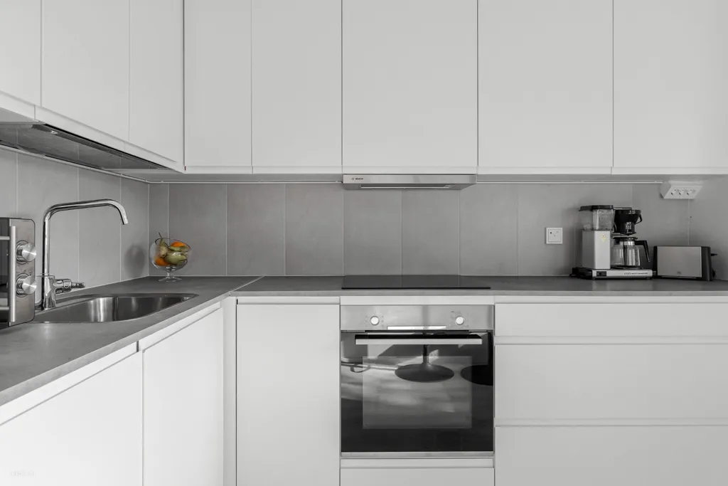 Köök - Renovated Flat with Balcony in Turku