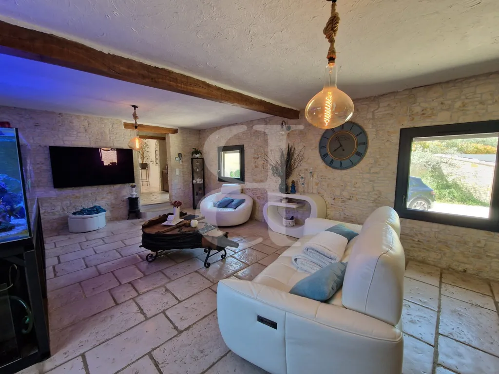 Séjour - Villa avec Piscine à Nyons