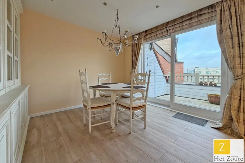 Salle à manger - Penthouse avec Vue sur le Zoute à Knokke