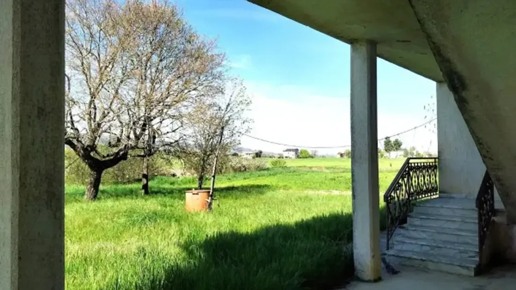 Terrace - Rustic House with Garden in Cannara