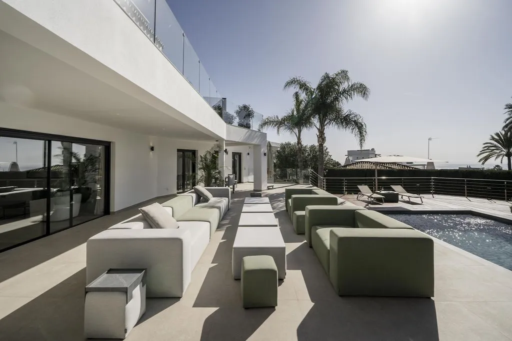 Terrasse - Luxury Villa with Sea View in Marbella