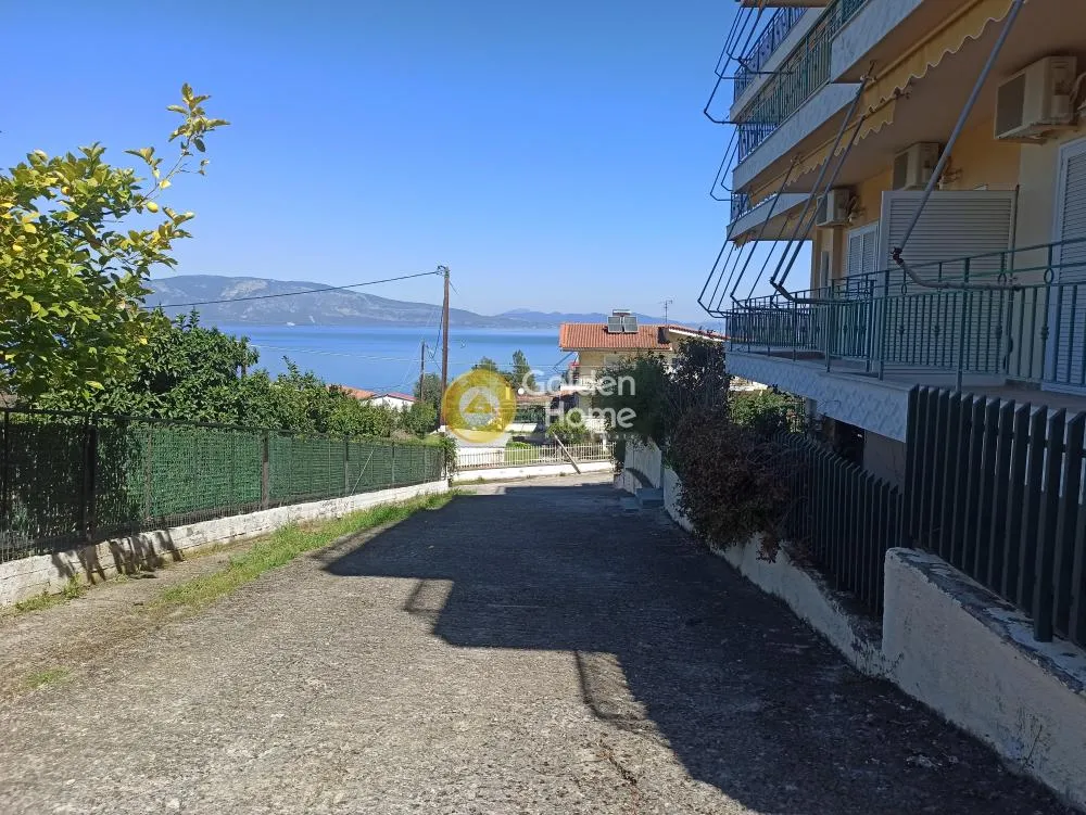 Balcon - Agricultural Plot with Sea and Mountain View in Dafnousses