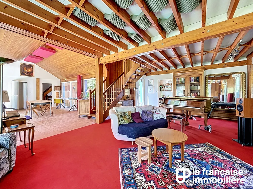 Séjour - Maison d'architecte avec jardin à Cesson Sévigné