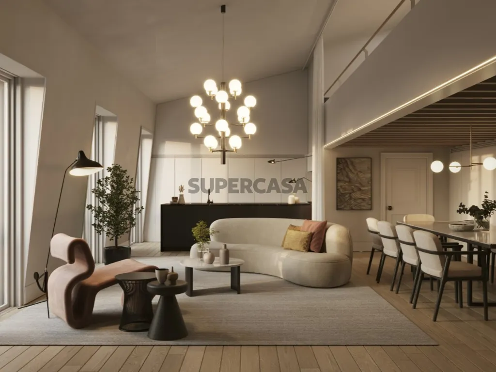 Söögituba - Luxury Loft with Balcony in Lisbon
