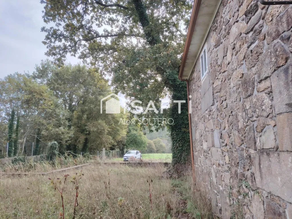 Jardin - Stone House with Large Plot in Negreira