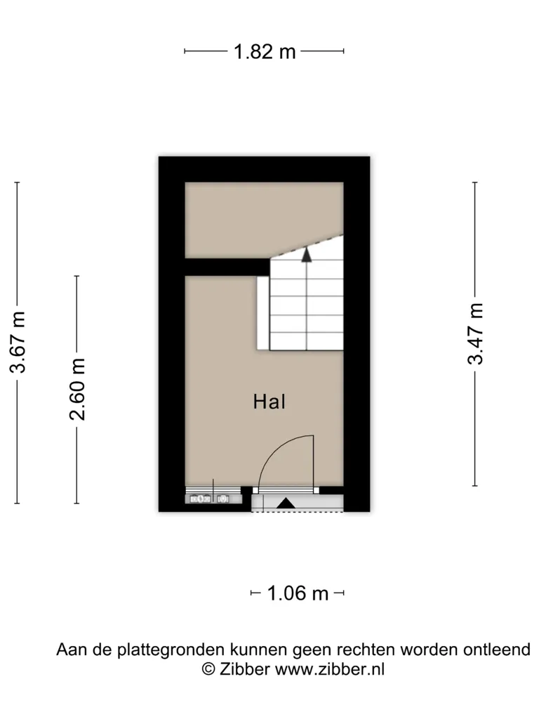 Plan - Modernised Penthouse with Balcony in Middelburg