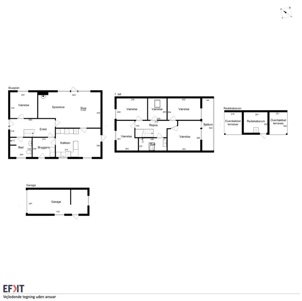 Plan - Villa with Red Brick Facade in Als
