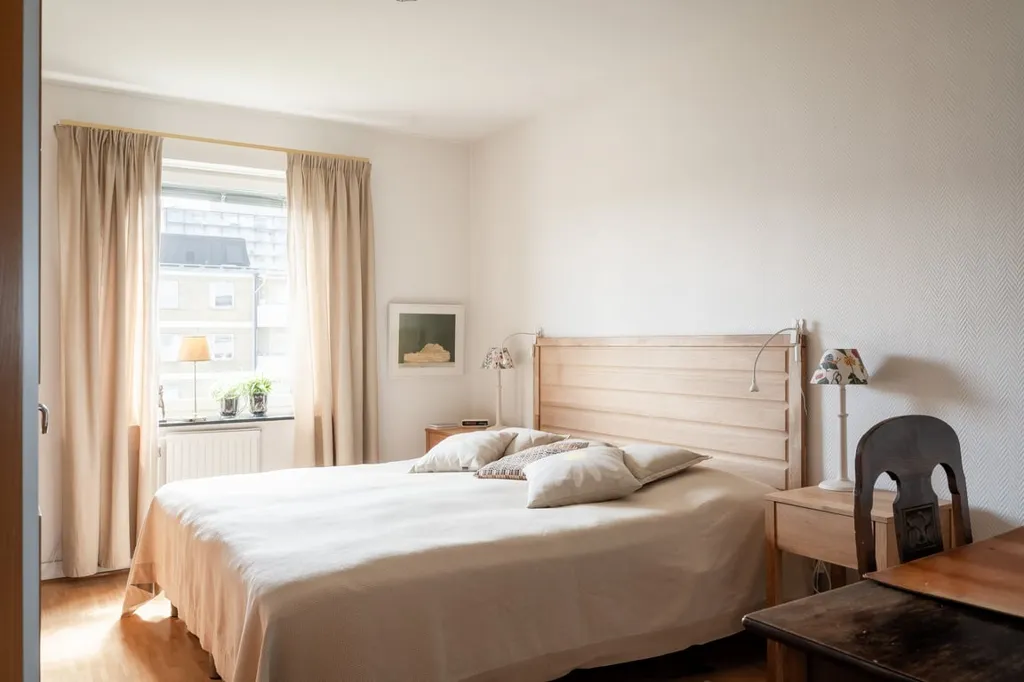 Camere da letto - Three-Room Apartment with Glass Balcony in Malmö