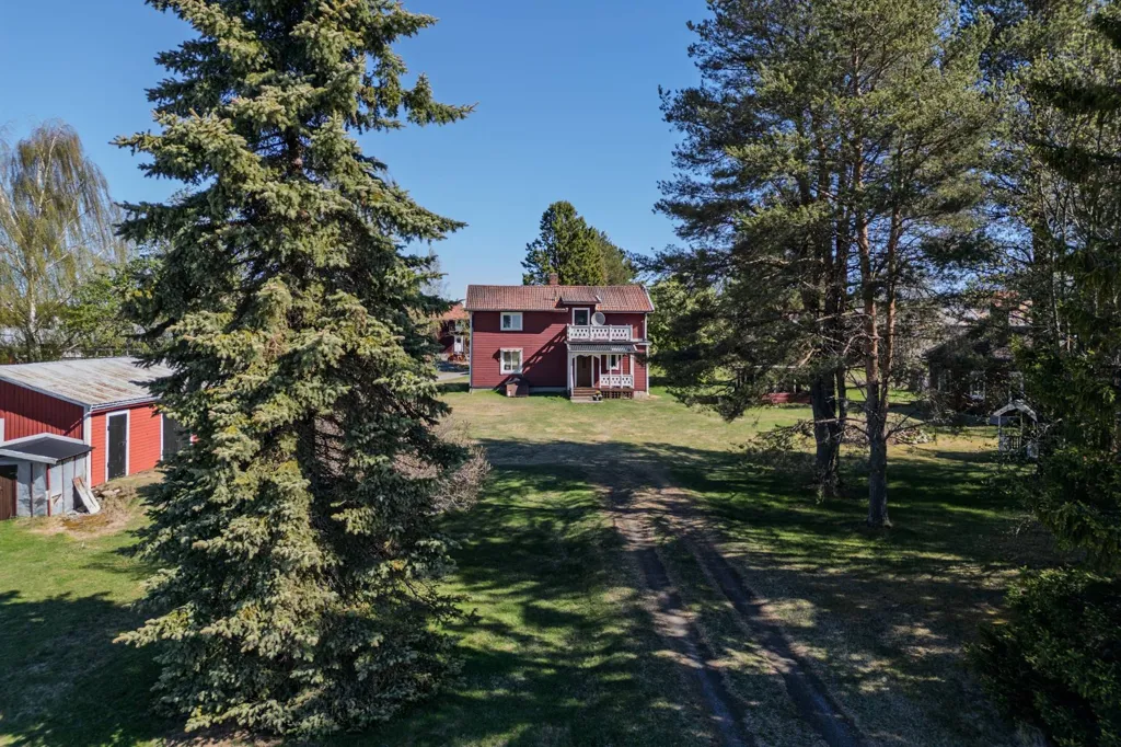 Vue aérienne - Villa with Garden in Ostvik