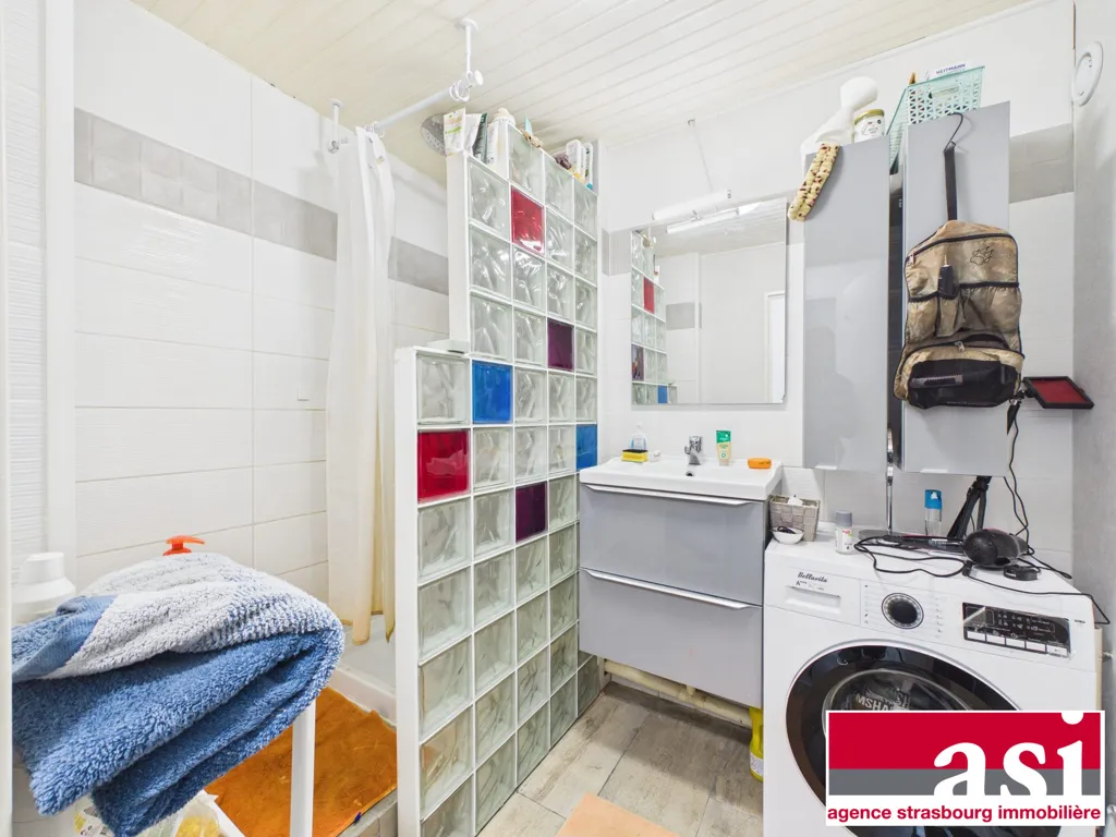 Pesuköök - 3/4-Bedroom Apartment with Balcony in Strasbourg