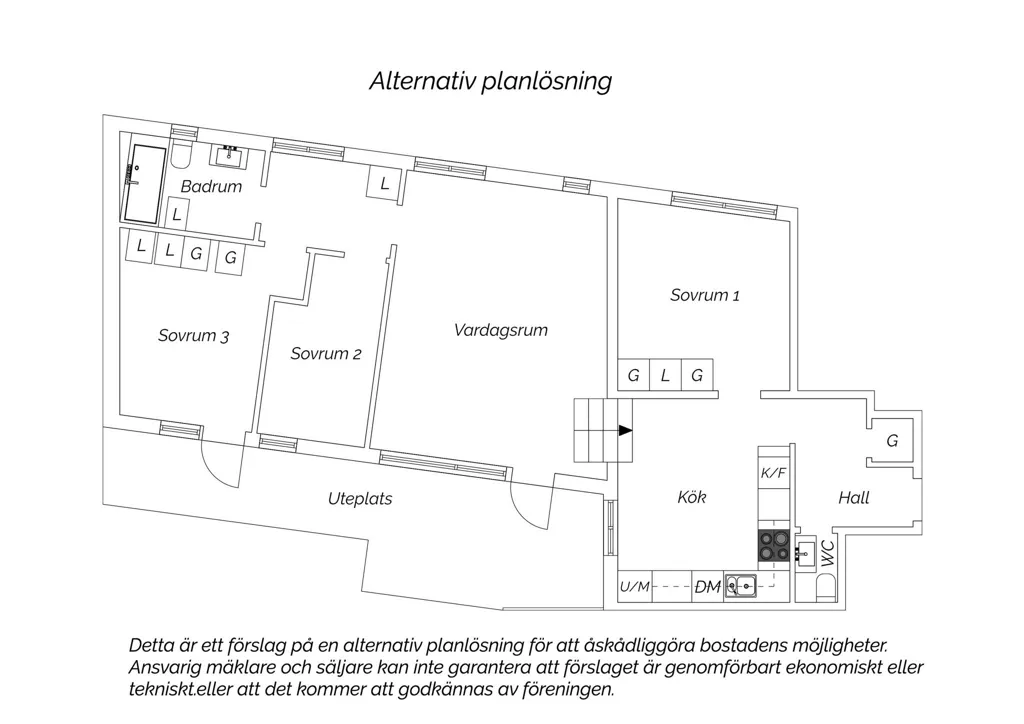 4-toaline korter asukohas Göteborgs kommun