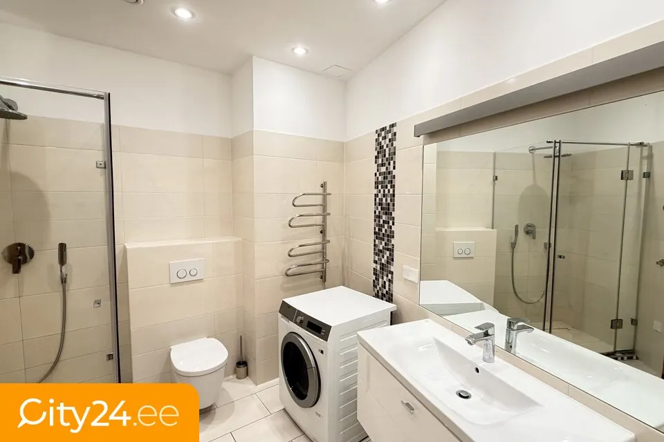 Salles de bain - Modern Apartment with Sea View in Jūrmala