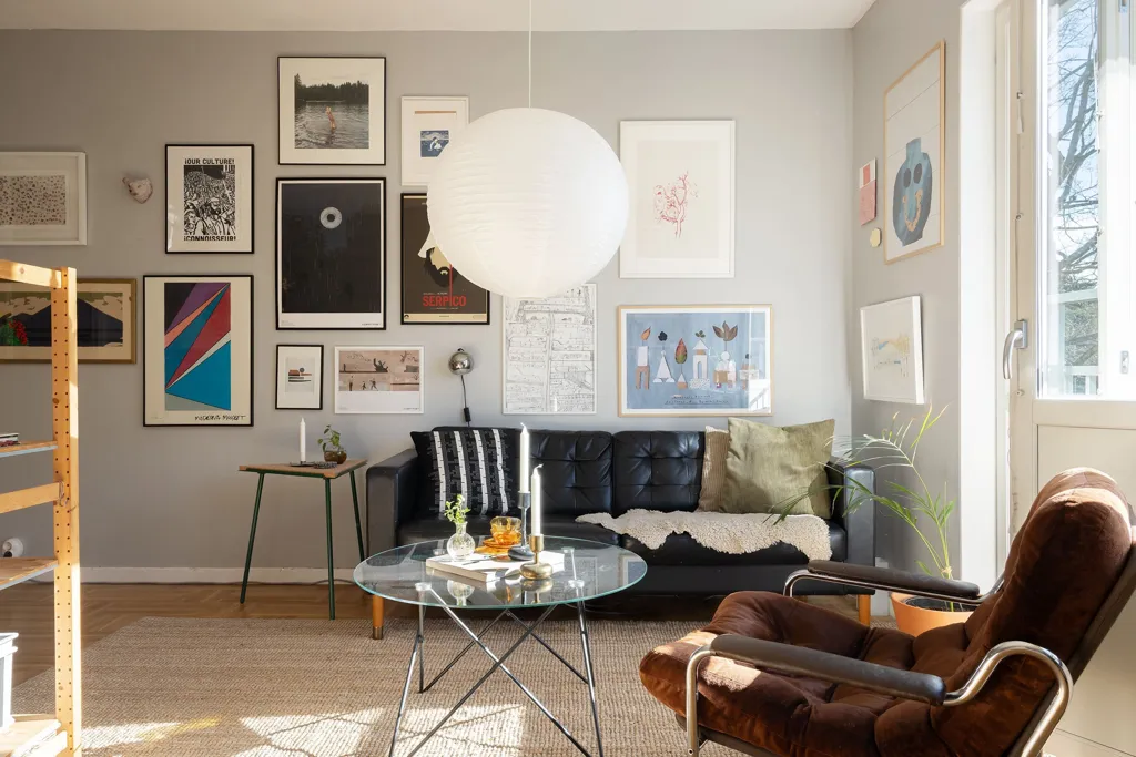 Soggiorno - Terrace Flat in Kärrtorp with Garden Access