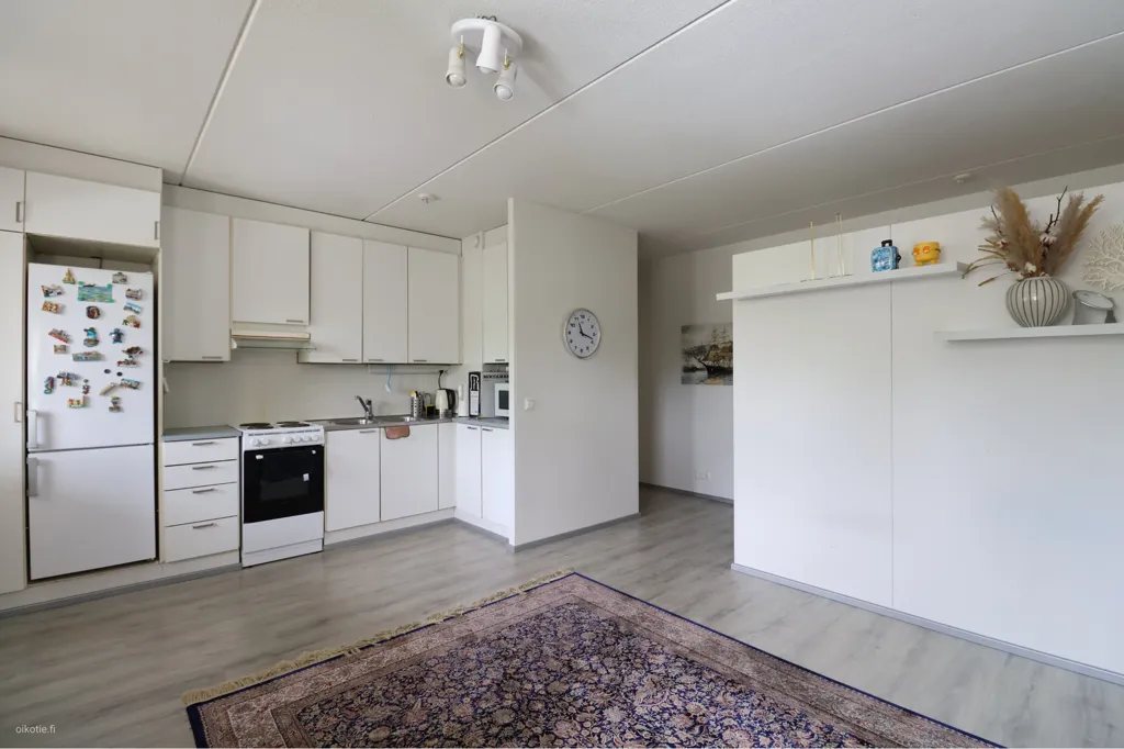 Cucina - Bright Apartment with Balcony in Karkkila