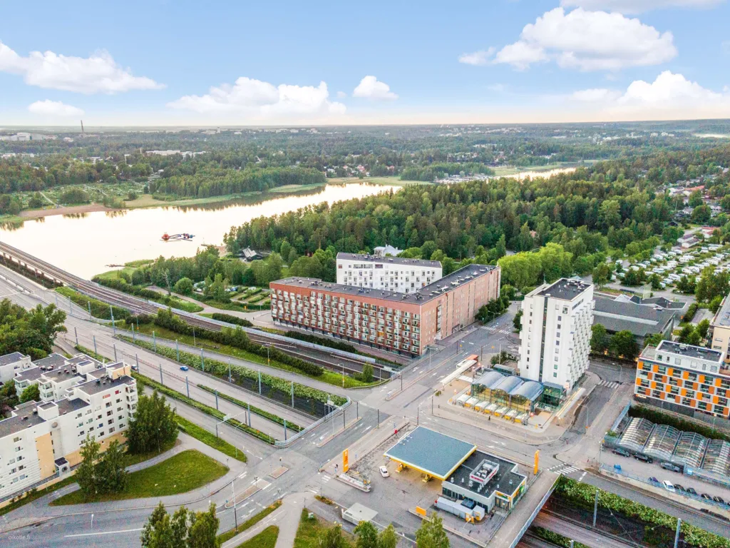 Vista aerea - Modern Flat with Balcony in Rastila, Helsinki