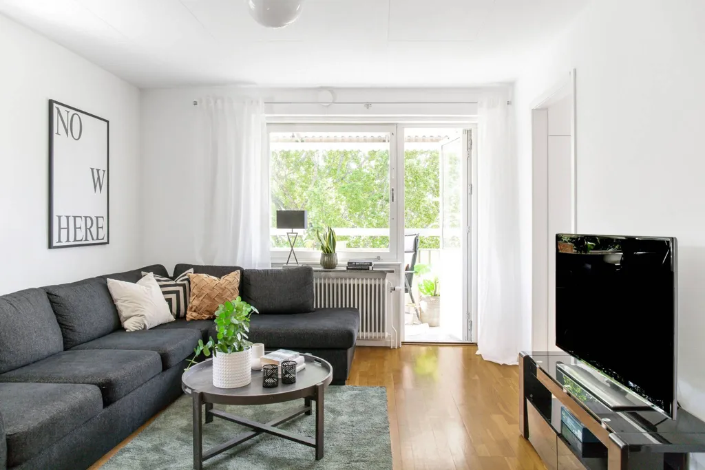 Séjour - Apartment with Renovated Facilities in Norrstrand