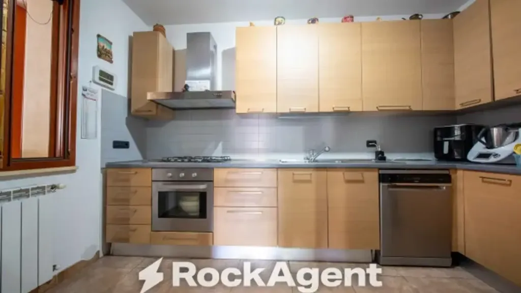 Köök - Modern Apartment with Private Courtyard in Sennori