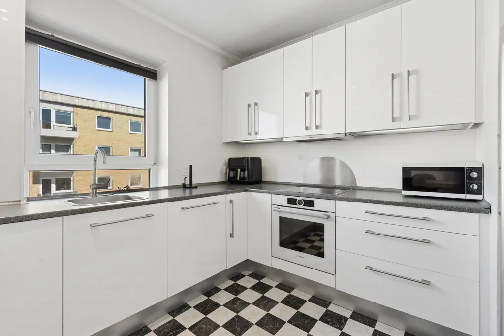 Cuisine - Apartment with Garden View in Randers