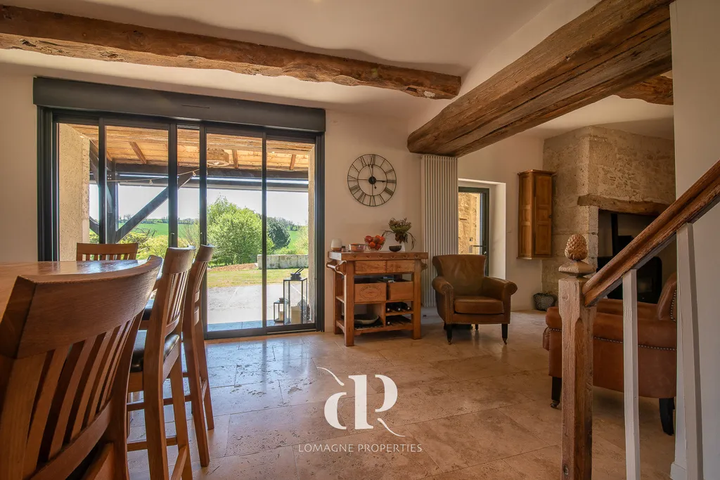 Söögituba - Renovated Cottage with Pool in Lectoure